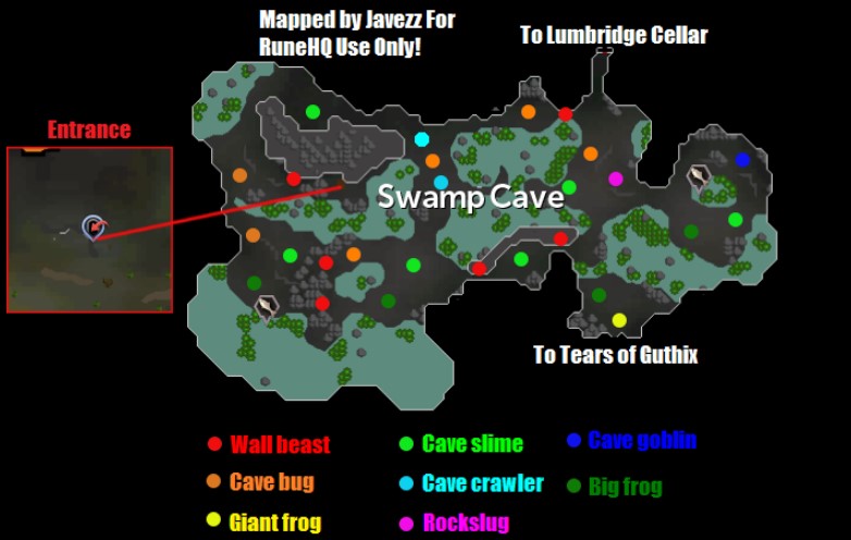 Where to Find Cave Slime OSRS